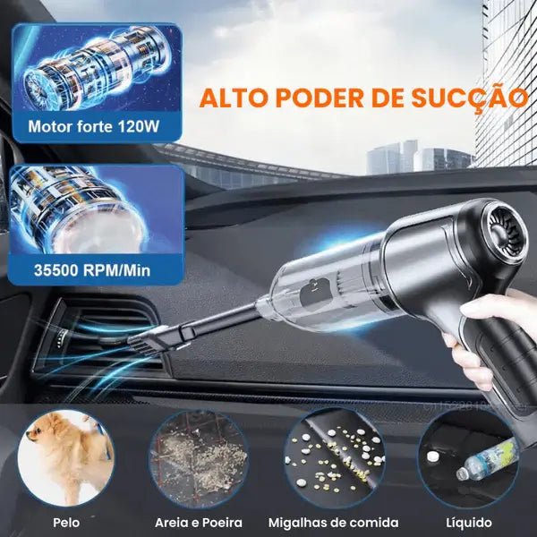 Aspirador de Pó Portátil 4 em 1 Master Cleaner®