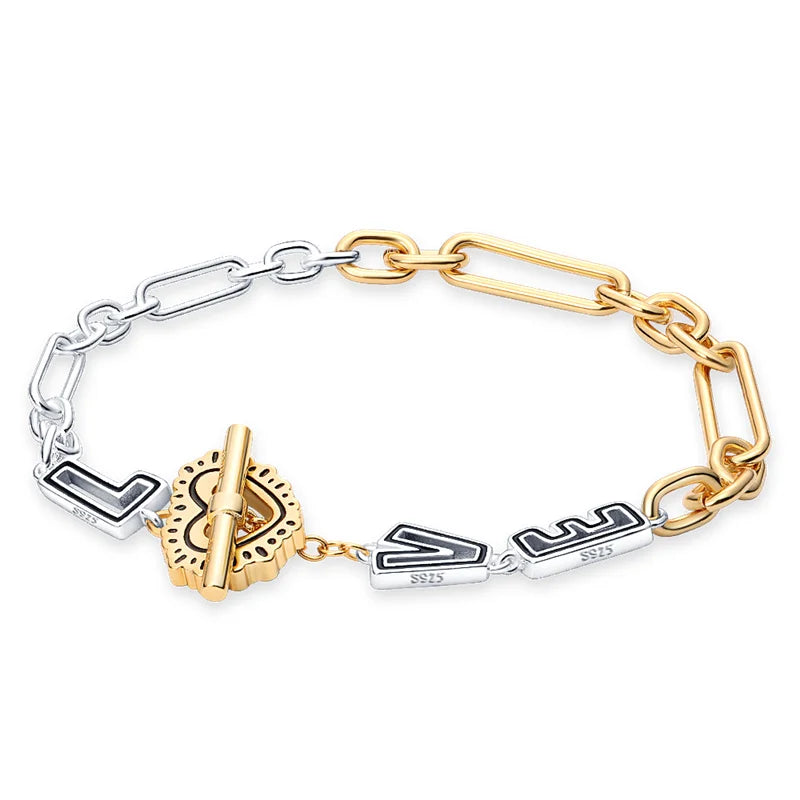 Pulseira de Prata 925  Para Berloques